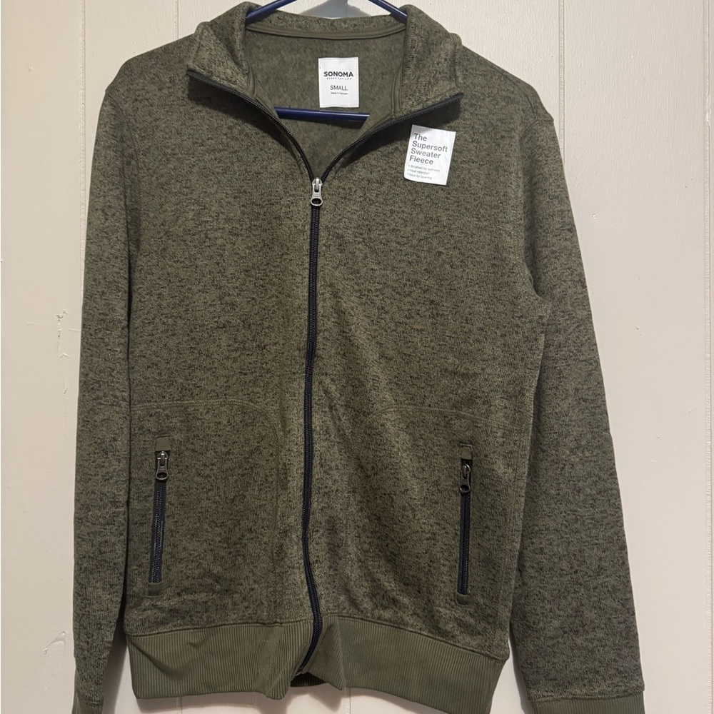 Sonoma Forest Green Fleece Jacket